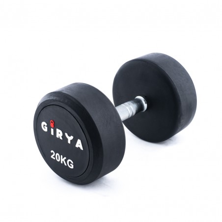 Hantel stalowy gumowany 20 kg